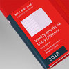 Moleskine 2012 Pocket Red Weekly Planner