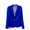 Blue Zara Women Blazer Suit Jacket