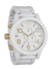 Часы Nixon The 51-30 Chrono All white/ gold