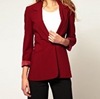 asos claret boyfriend blazer