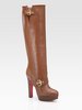 Christian Louboutin - Harletty Leather Knee-High Boots