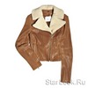 куртка в стиле casual непременно благородного коричнево-шоколадного цвета