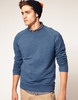 ASOS Sweatshirt With Overdye Crew Neck