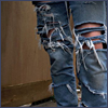 драные джинсы
