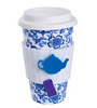 Чашка Eco Cup™ - 'Tea Lovers' - Blue flowers