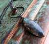 Labradorite Necklace Andalusite and Sterling Necklace