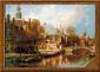 Набор для вышивки крестом "«Амстердам. Старая церковь и Церковь св. Николая Чудотворца»  по мотивам картины И. Клинкенберга"