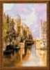 Набор для вышивания "«Амстердам. Канал Аудезейтс Форбургвал»  по мотивам картины И. Клинкенберга"