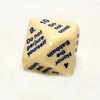 Ten Commandments 25mm 10 Sided D10 Dice