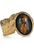 Yves Saint Laurent  Arty gold-plated glass ring