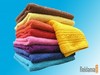 разноцветные махровые полотенца