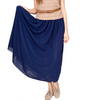 american apparel 'navy' chiffon full length skirt