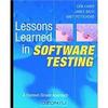 Lessons Learned in Software Testing | Cem Kaner, James Bach, Bret Pettichord