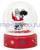 Снежный шар "Мишка в костюме Санта Клауса", диаметр 65 мм.
