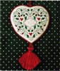 Holly & Hearts Ornament