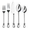 Gourmet Settings Twist 20-Piece Flatware Set