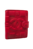 Красный кожанный кошелек и в копмлект к нему ключницу и обложку для автодокументов