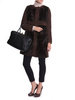 maxmara s max Albino suede and shearling coat