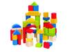 Набор цветных деревянных кубиков (элементы различной формы: арки, конусы, кубики. параллелепипеды и т.д.)