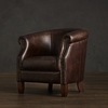 leather armchair