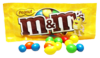 Блок желтых m&m's