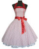 Платье Vintage Polka Dot Full Sweep Swing Rockabilly