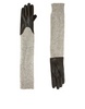 ASOS Leather and Knit Long Gloves