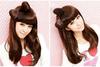 LADY GAGA Wig Hair Bow Clip on &Headband & Wig Bowknot