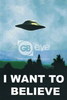 плакат I WANT TO BELIEVE