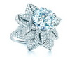 Diamond flower ring