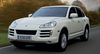 white porsche cayenne turbo s