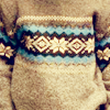 свитер в скандинавском стиле