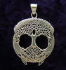 Celtic Solistice Tree of Life Sterling Silver Pendant