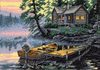 Gold Collection Petite Morning Lake Counted Cross Stitch Kit