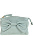 MINT BOW MAKEUP BAG