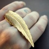 Double finger Leaf ring