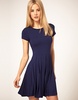 ASOS Cap Sleeve Skater Dress