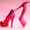 Christian Louboutin galaxy pink shoes