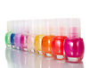 Colorful nail polishes