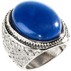 &#9679; H&M Ring With Bright Blue Stone