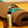 yoga mat spray