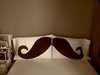 moustache pillow