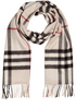 Classic Burberry Trench Giant Check Fringed Scarf