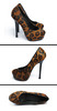 Leopard high hills shoes
