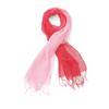 тонкий розовый шарф