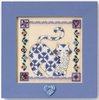 Sapphire Quilted Cat - Cross Stitch Kit