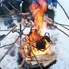 зимний шашлык