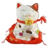 Японский кот-копилка Манеки-неко "Удача и много денег!", белый YC-10712A