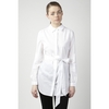длинная белая блуза