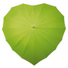 Зонт-сердце зеленый